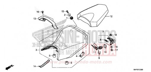 SIEGE CB500FAN de 2022